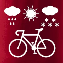 Cyklista za každého počasia