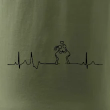 EKG zamilovaný pár