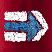 Párová turistická značka modrá