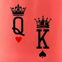King & Queen logo na prso