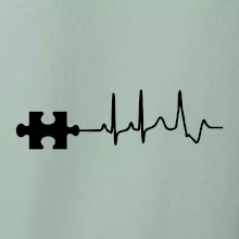 EKG puzzle rozpojené