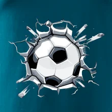 Futbalová lopta v triku Futbalová lopta v triku