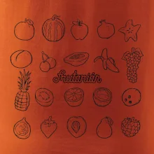 Frutarián ovocie vo štvorci