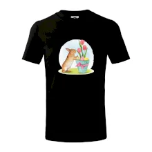 Veľkonočný zajačik tulipány