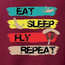 Eat Sleep Fly Repeat Paragliding