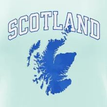Scotland nápis s mapou Scotland nápis s mapou