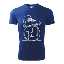 Futbalová lopta kopačka jedným ťahom Futbalová lopta kopačka jedným ťahom