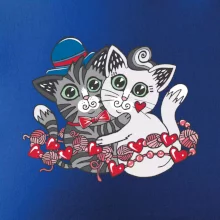 Mačky v objatí (Pecka design)