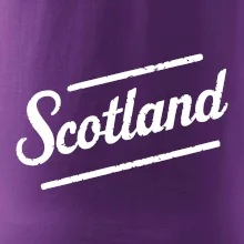 Scotland Vintage nápis Scotland Vintage nápis