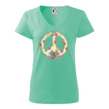 Peace symbol pieskový