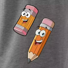 Parové tričko - Ceruzka a guma