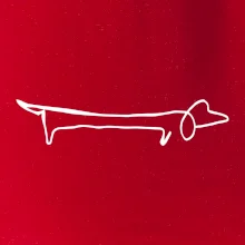 Jazvečík - kreslený