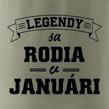 Legendy sa rodia v januári
