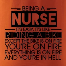 Being a nurse - bike