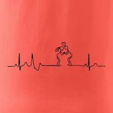 EKG zamilovaný pár EKG zamilovaný pár