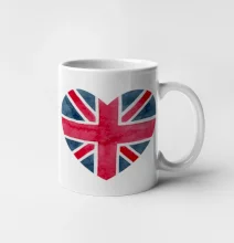 Britské srdce maľované