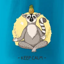 Yoga - keep calm kreslený