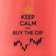 Keep Calm and Buy the Dip - koruna a graf
