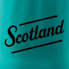 Scotland Vintage nápis Scotland Vintage nápis