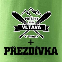 K vode - pádla hory (vlastný nápis) K vode - pádla hory (vlastný nápis)