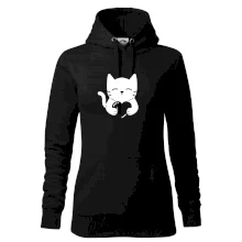 Mačka drží srdce Mačka drží srdce