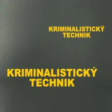 Kriminalistický technik Kriminalistický technik