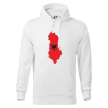 Albánsko mapa a znak