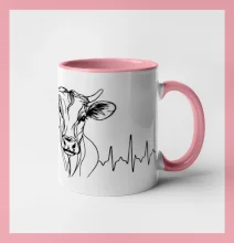 EKG krivka krava EKG krivka krava