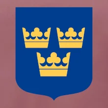 Švédsky znak tri korunky na prsník