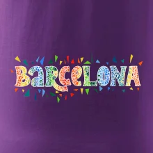 Barcelona Farebný nápis