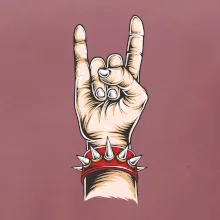 Rocková ruka s náramkom