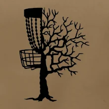 Disc golf pozor strom