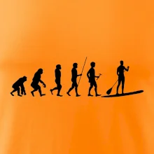 Evoluce paddleboard muž
