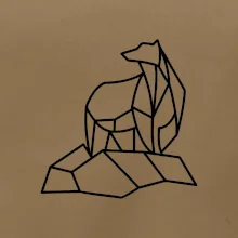 Geometria ľadový medveď na ľade