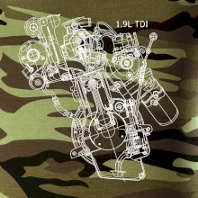 Motor Škoda/ VW 1.9L  TDI z boku