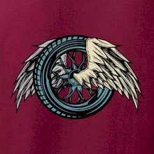 Moto koleso s krídlami