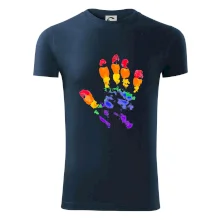 LGBT hand print