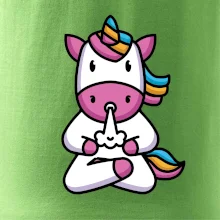 Yoga fučiaci jednorožec