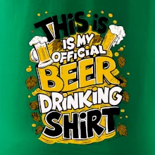 This Is My Official Drinking Shirt - chmel