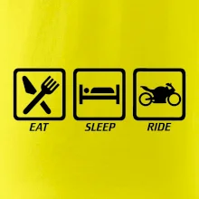 Eat sleep ride - cesta