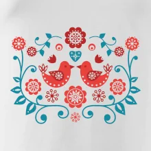 folklór - dva červené vtáčiky