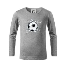 Futbalová lopta v triku Futbalová lopta v triku