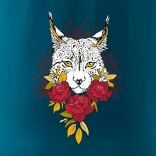 Rys s červenými ružami (Pecka design)