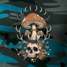 Goblincore magical mushroom