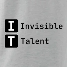 IT Nápis Invisible Talent
