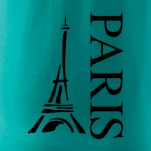 Paris nápis Eiffelovka na výšku