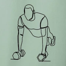 Tréner fitness jedným ťahom