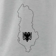 Albánsko obrys mapa Albánsko obrys mapa