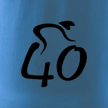 Cyklista oslavuje štyridsiatku (40)