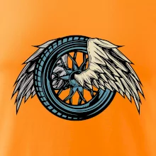 Moto koleso s krídlami